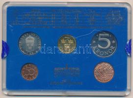 Svédország 1995. 50ö-10K (4xklf) forgalmi sor + verde zseton műanyag tokban T:UNC karcos tok
Sweden...