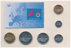 Hollandia 1996-2001. 5c-5G (6xklf) "Hollandia utolsó nemzeti pénzei" vákuumcsomagolt forga...