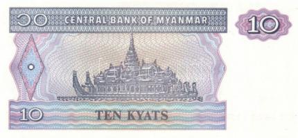 Myanmar 7db klf modern bankjegy T:I