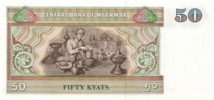 Myanmar 7db klf modern bankjegy T:I