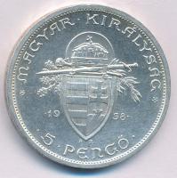 1938. 5P Ag "Szent István" T:AU 
Adamo P8.1