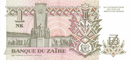 Zaire 10db klf modern bankjegy T:I