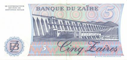 Zaire 10db klf modern bankjegy T:I