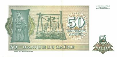 Zaire 10db klf modern bankjegy T:I