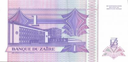 Zaire 10db klf modern bankjegy T:I