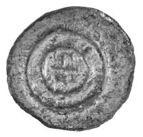 1131-1141. Denár Ag "II. Béla" (0,60g) T:XF patina Hungary 1131-1141. Denar Ag "Bela ...