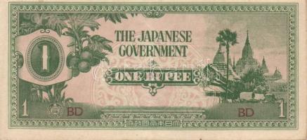 Ázsia-Óceánia/japán megszállás/II.vh. 1940-es évek 10klf db bankjegy T:I,I-