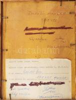 Jaksa István: Zsidó fiú. Olaj, papír, jelzett a hátoldalon, 1970, 21,5x16 cm, üvegezett kissé sérült...