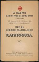 1937 A Magyar Szentföldi Múzeum termeiben 1937 december 12-től 1938 január 12-ig rendezett kép- és szobor kiállításának katalógusa. Bp., 1937., Europa-ny., szakadt, az egyik sarkán kis hiánnyal, 2 sztl. Benne Molnár C. Pál, Jeges Ernő és mások.