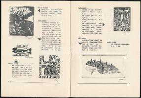 Kisgrafika bemutató. A Dürer - teremben. Katalógus. Bp., 1965, Kisgrafika Barátok Köre. Kiadói papír...