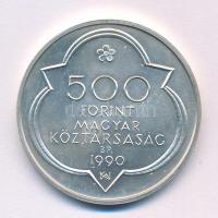 1990. 500Ft Ag "Budai vár" kapszulában T:BU 
Adamo EM114