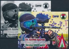 2024 22. Extrém sportok - Paintball emlékív pár 00000 sorszámmal (csak 3 pár létezik)