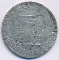 Csehszlovákia 1930. 10K Ag T:F patina Czechoslovakia 1930. 10 Korun Ag C:F patina
