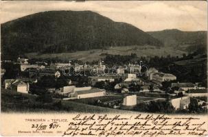 1904 Trencsénteplic, Trencianske Teplice; Hermann Seibt kiadása (kis szakadás / small tear)