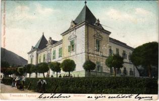 1905 Trencsénteplic, Trencianske Teplice; Szanatórium. Wertheim Zsigmond kiadása / sanatorium (fl)