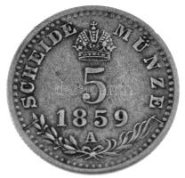 Ausztria 1859A 5kr Ag "Ferenc József" T:XF
Austria 1859A 5 Kreuzer Ag "Franz Joseph&...