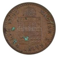 1882KB 5/10kr Cu T:XF kis patina  Hungary 1882KB 5/10 Kreuzer Cu C:XF small patina Adamo M3.1