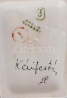 Drasche babázó lány. Jelzett, hibátlan, m: 12,5 cm