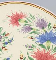 Pázmány dísztál. Jelzett, mázas kerámia, d: 32 cm