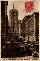 1931 New York City, N.Y. Central Building and Park Avenue, automobiles. TCV card (fl)