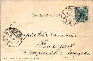 1904 Wien, Vienna, Bécs; Mariahilferstrasse / street, omnibus with Odol advertisement