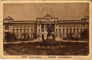 Lviv, Lwów, Lemberg; Gmach sejmowy / Landtagsgebäude / State Parliament Building (Rb)