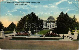 1922 New York City, Botanical Gardens entrance, Bronx Park (Rb)