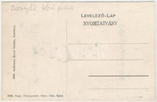 Budapest XIV. Zugló, Bosnyák téri Piactér a villamossínekkel, Rosenberg József fűszeráruháza és üzle...