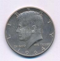 Amerikai Egyesült Államok 1964D 1/2$ Ag "Kennedy" T:AU
USA 1964D 1/2 Dollar Ag "Kenn...