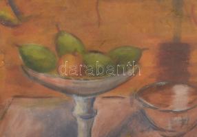 Márffy Ödön jelzéssel: Olaj, karton, sérült. Üvegezett fakeretben. 32x40 cm