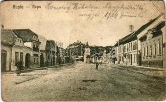 1924 Kőhalom, Reps, Rupea, Rupia; utca. Kasper & Kellner kiadása / street (fa)