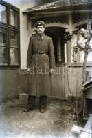 M. királyi repülős katonák, 2 db fotónegatív, 9×6 cm