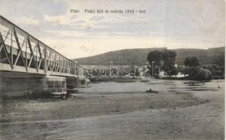 Piski bridge and inn from 1848