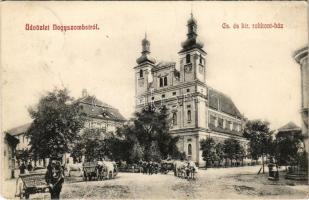 1908 Nagyszombat, Tyrnau, Trnava; Cs. és kir. rokkant ház / church and institute for the disabled