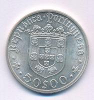 Portugália 1968. 50E Ag "Pedro Alvarez Cabral születésének 500. évfordulója" T:AU patina, ...