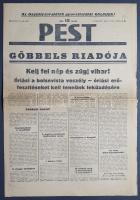 [II. Világháború] Pest. 1943. február 19. (Napilap, V. évfolyam 40. szám) "Göbbels riadója -- K...