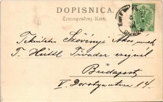 1904 Doboj, Monument der im Jahre 1878 Gefallenen des Inftr.-Regmt. No. 8. / K.u.K. military heroes ...