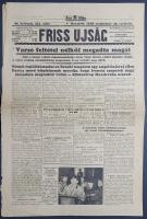 [II. Világháború] Friss Ujság. 1939. szeptember 28. (Napilap, 44. évfolyam, 221. szám) "Varsó f...