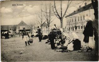 1910 Samac, Bosanski Samac; market square (EK)