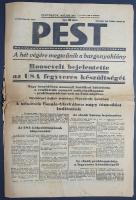 [II. Világháború] Pest. 1941. május 28. (Napilap, III. évfolyam, 121. szám) "Roosevelt bejelent...