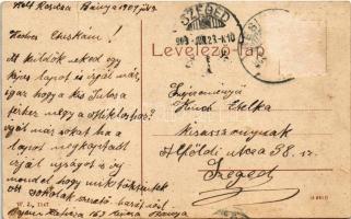 1909 Resicabánya, Resica, Resicza, Resita; Fő utca a polgári iskolával. W.L. 1147. / Hauptgasse mit ...