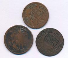 Vegyes: Svédország 1718. 1D Cu + Olasz államok / Mantua 1732. 1S Cu + Svájc / Vaud kanton 1813. 1/2B...