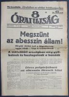 [II. Világháború] 8 Órai Ujság. 1936. május 6. (Napilap, XXII. évfolyam, 104. szám) "Megszünt a...