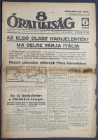 [II. Világháború] 8 Órai Ujság. 1940. június 11. (Napilap, XXVI. évfolyam, 131. szám) "Az első ...