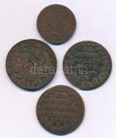 Belgium 1842. 5c Cu + 1845. 2c Cu + Osztrák Németalföld 1789-1790. 2L Cu (2xklf) T:VF,F
Belgium 184...