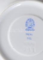 Herendi zöld Apponyi mintás csésze alátéttel. Jelzett, d: 11,5 cm