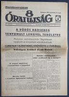 [II. Világháború] 8 Órai Ujság. 1939. szeptember 19. (Napilap, XXV. évfolyam, 187. szám) "A vör...