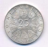 Ausztria 1967. 25Sch Ag "250 éve született Mária Terézia" T:AU patina 
Austria 1967. 25 S...