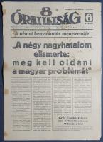 [II. Világháború] 8 Órai Ujság. 1938. október 1. (Napilap, XXIV. évfolyam, 217. szám) "A német ...