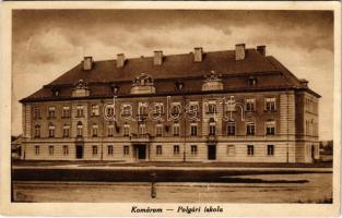 1931 Komárom, Komárnó; Polgári iskola / school (fl)